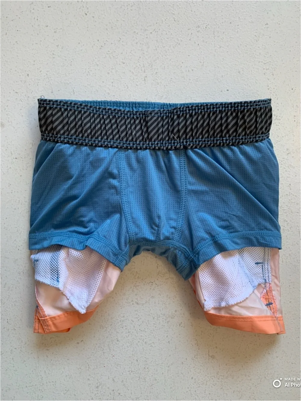 Art Class Boys Blue Orange Ombre Swim Trunks Swimsuit Size XS NWT Summer Beach